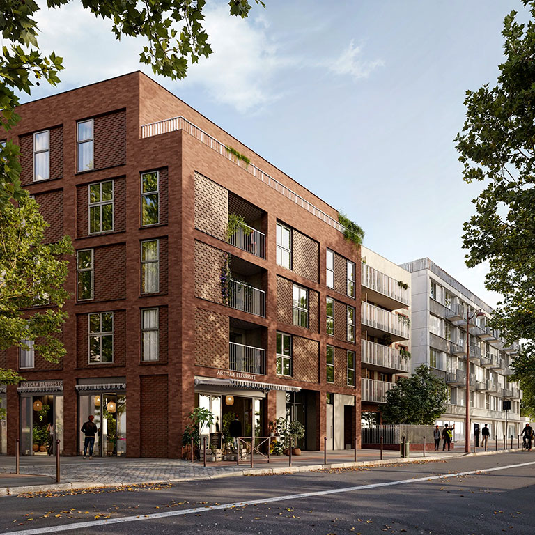 esquisse d'un nouveau programme immo de Birdy Promotion, au Pré St Gervais, un programme ambitieux pour investir dans un appartement neuf Seine Saint Denis